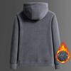 Winter Lamb Fleece Hoodie for Men Korean Version Thick Warm Coral Fleece Zipper Jacket Couple Hooded Coat Sudaderas Para Hombres