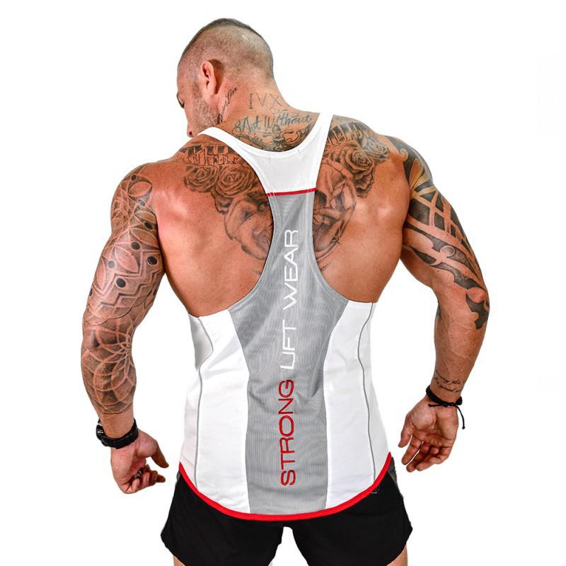 Grenzüberschreitendes Muscle Brothers Herren Y-Back Fitness Tank: Atmungsaktive, Elastische Sport- & Freizeitbekleidung