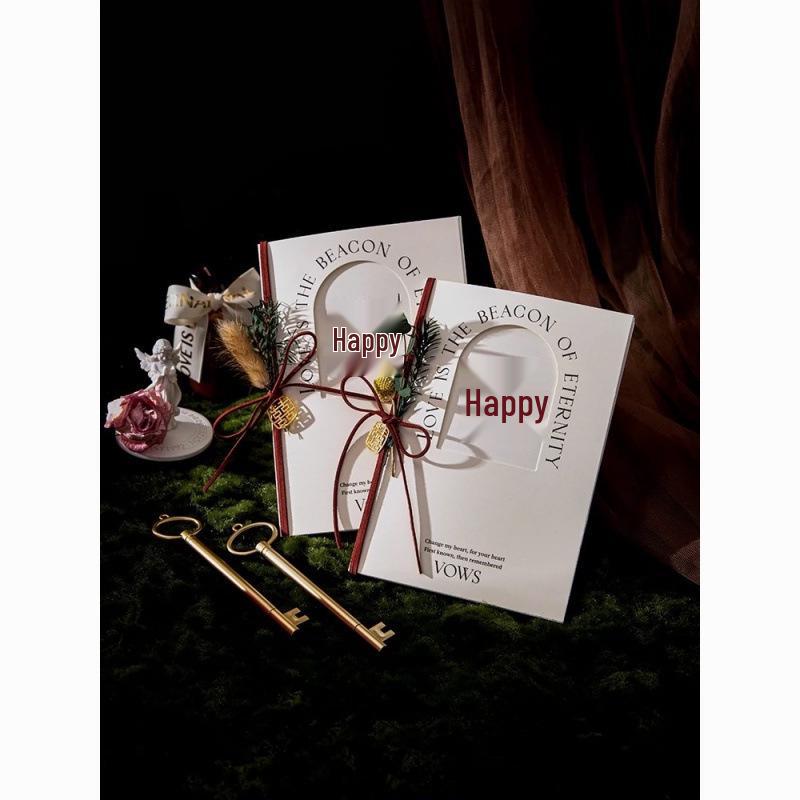 Ręcznie pisane karty przysięgi małżeńskiej dla Panny Młodej i Pana Młodego