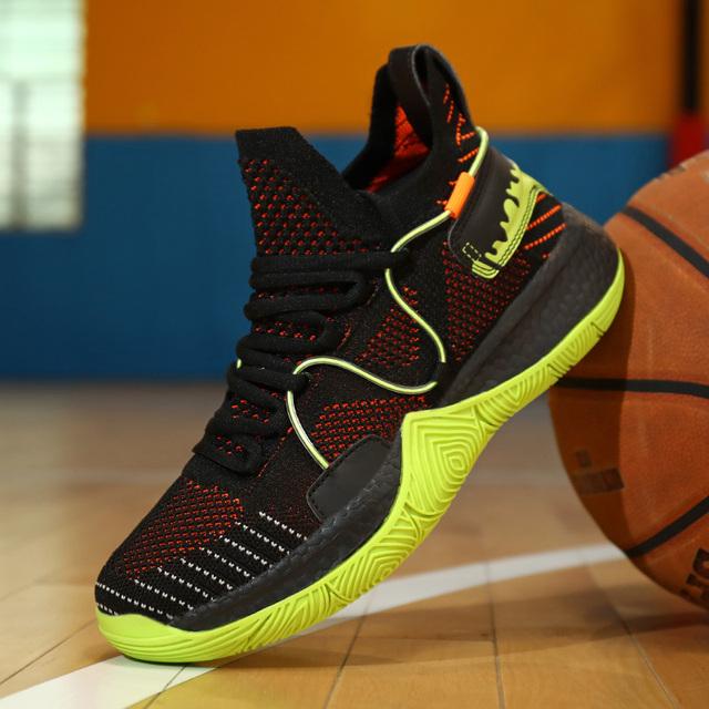 

Распродажа Мужские противоударные высокие амортизирующие кроссовки дышащие уличные тренировочные ботильоны для соревнований баскетбольная обувь 36 чёрный