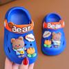 Children's cool slippers summer non-slip soft sole indoor infant baby boys and girls bag head hole shoes bag heel
