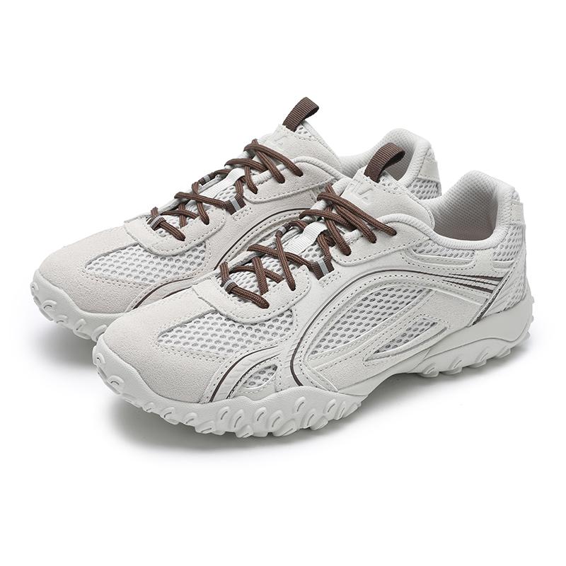 FILA Pebble Retro Series Versatile Comfortable Trendy Casual Low-Top Running Shoes Women sneaker Pale-Gray F12W512157FMB