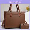 Bolsa Tote Casual Minimalista 2023 Nova Moda Cor Color Block Conjunto de Bolsas para Mãe Grande Capacidade Bolsa de Mão Feminina