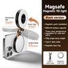 Magsafe Smartphone Handheld Selfie Booster Grip with Bluetooth Remote Shutter Coldshoe for iPhone Android Phone Stabilizer