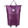 Xiaoyan Women's Expandable Rolling Travel Duffel Bag