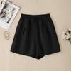 ZANZEA Women Casual Elastic Waist Solid Color Loose Summer Shorts