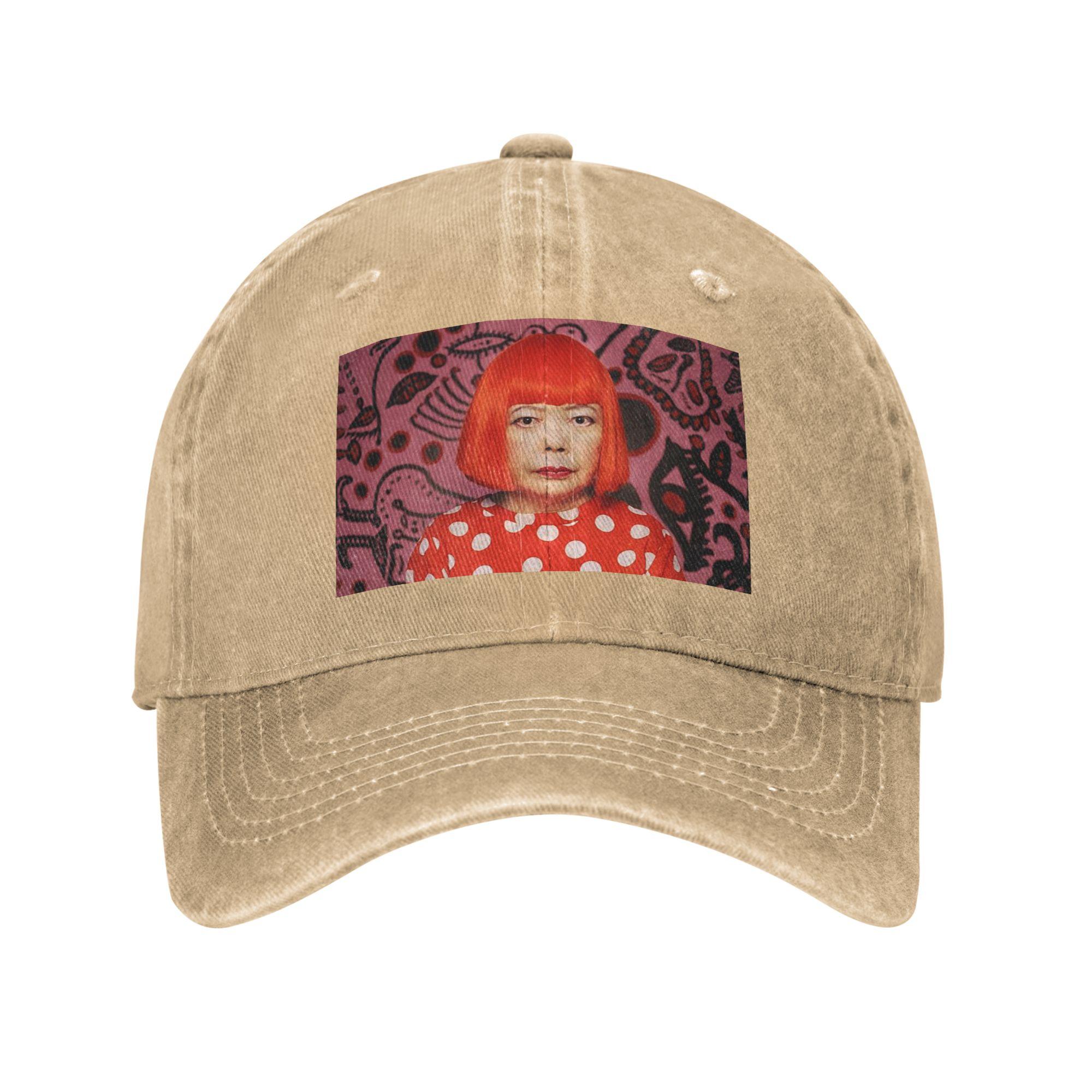 

Yayoi Kusama Abstract Painting Denim Cap Casual Baseball Caps Adjustable Hat Summer Unisex Baseball Hats One Size