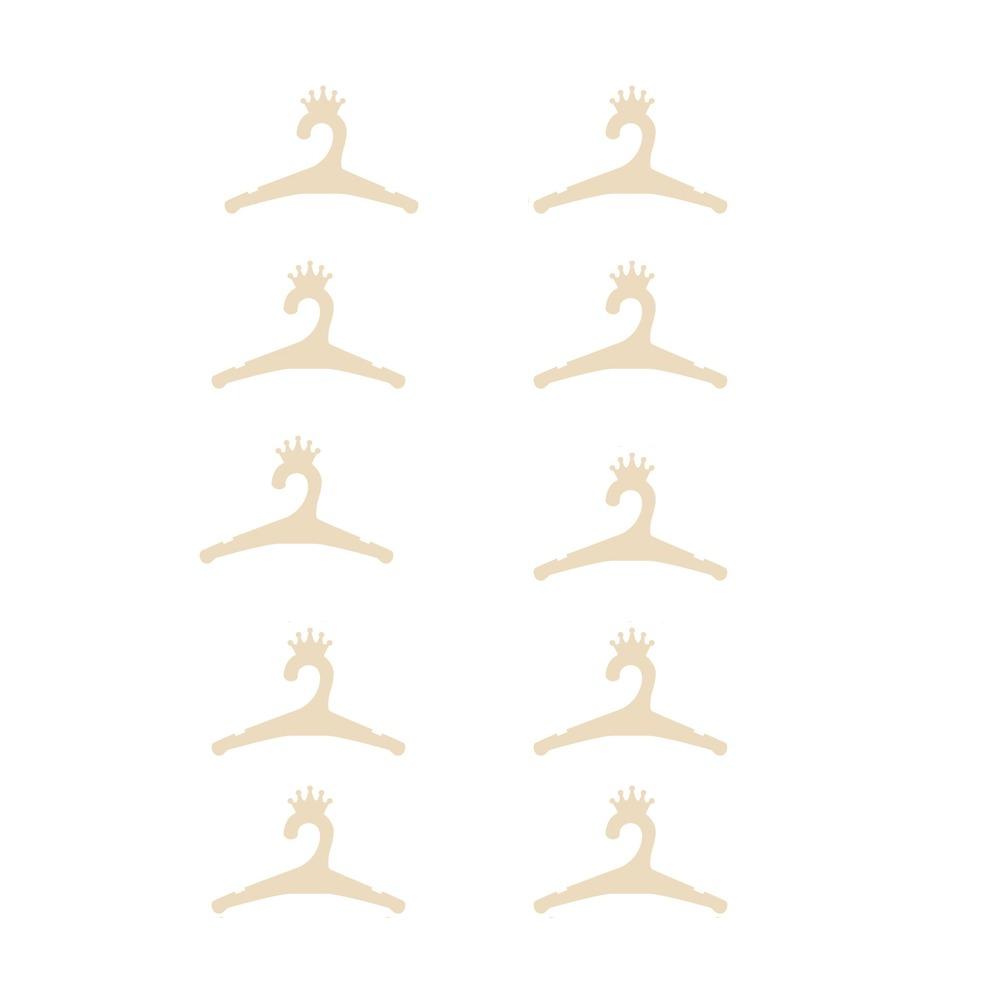 10Pcs Cute Wooden Clothes Hanger Non Slip Baby Clothes Rack Creative Baby Clothes Hanger  Baby Room