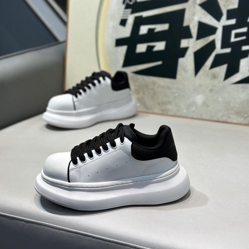 

Autumn new low-top leather comfortable casual thick-soled lace-up breathable shoes 38