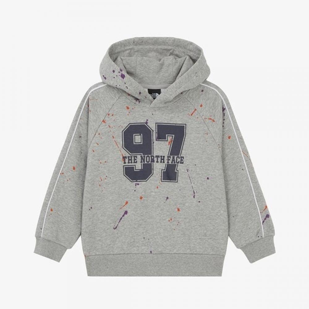 

The North Face Kids Track On Hoodie Melange Grey Nm5pr54t MELANGE GREY/130