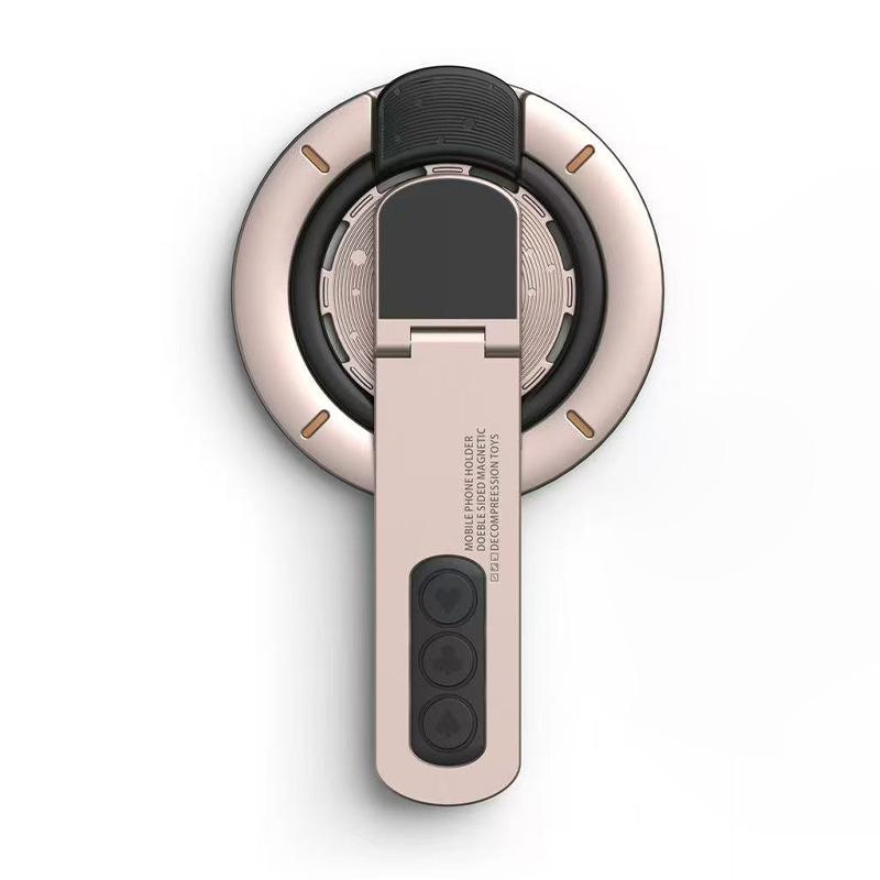 Original Metal for MagSafe Phone Grip Stand Magnetic Finger Ring Holder Double-Sided Magnetic Phone Stand for iPhone 17 16 15 14 5