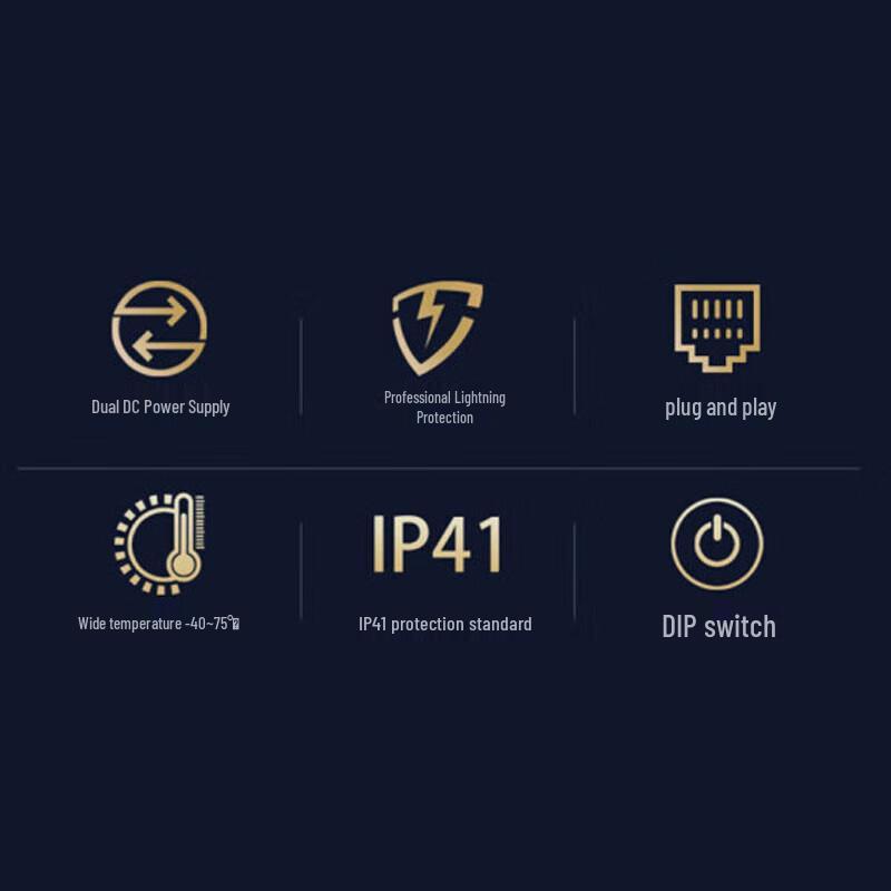 H3C IE4120U-5E DIN-Rail Unmanaged Industrial Ethernet Switch