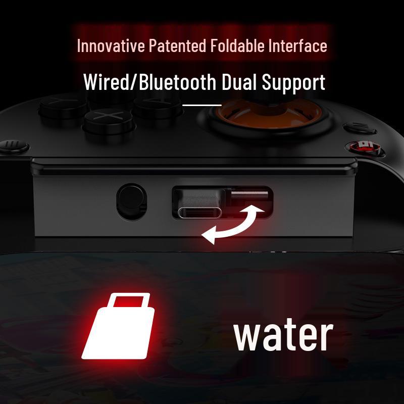 D8+ Extendable Bluetooth Dual-Mode Game Controller with Hall Effect Triggers & Macro Back Buttons for Switch, Android & iOS