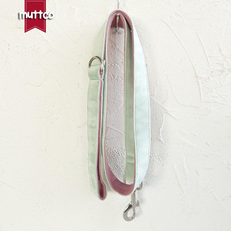 MUTTCO Thick Fleece Dog Collar & Leash Set UDC-109