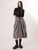 ATHPLATFORM Aw52Pt34 Winter Check Tech Flare Pants_Gray