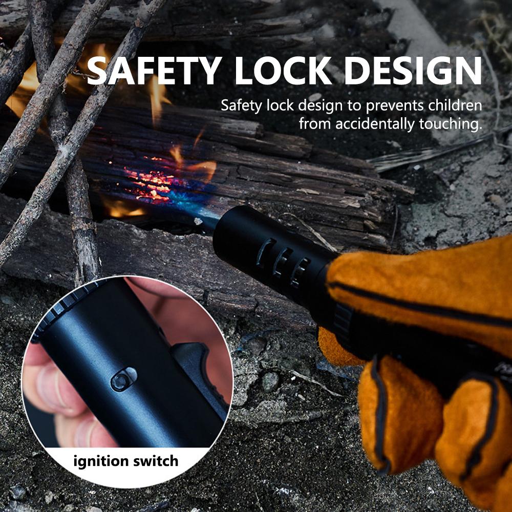 Outdoor Igniter Camping GasTorch Portable Burners Charcoal Burning Tool Picnic BBQ Cooking