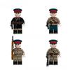 Die N715-N718 NKWD Second Lieutenant Private Major Actionfiguren Modellbausteine MOC Steine Set Geschenke Spielzeug