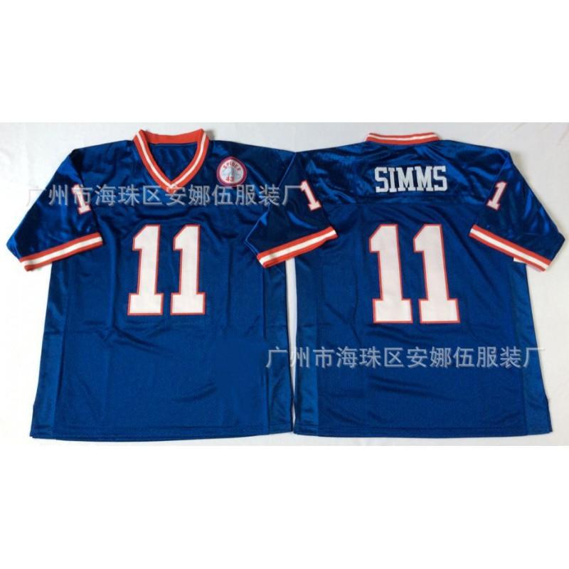 Vintage Rugby Embroidered Jersey New York Giants 58 11 Team Sports Basketball