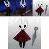 Adorable Hollow Knight Red White Soft Plush Doll Perfect For Home Decor And Collection