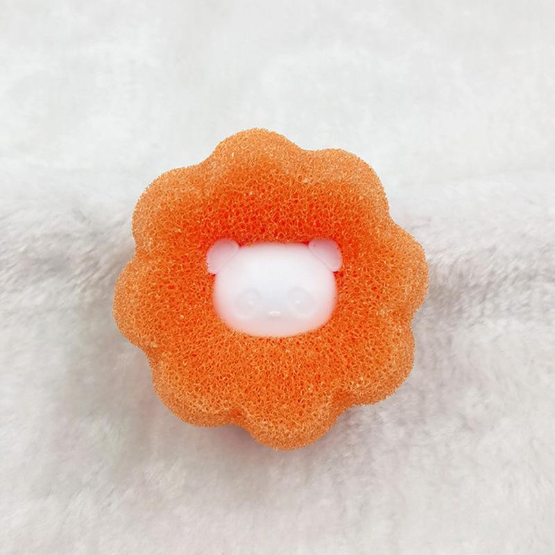 

Губка для стирки, джерси, противозапутывающие ворсовые ворсовые шарики для чистки стиральной машины, волшебный шарик для дезинфекции, шарик для стирки #C10PD# оранжевый