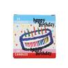 New Product Boxed 24 Threaded Birthday Cake Small Candles Colorful Striped Party Decoration Candles Without Base