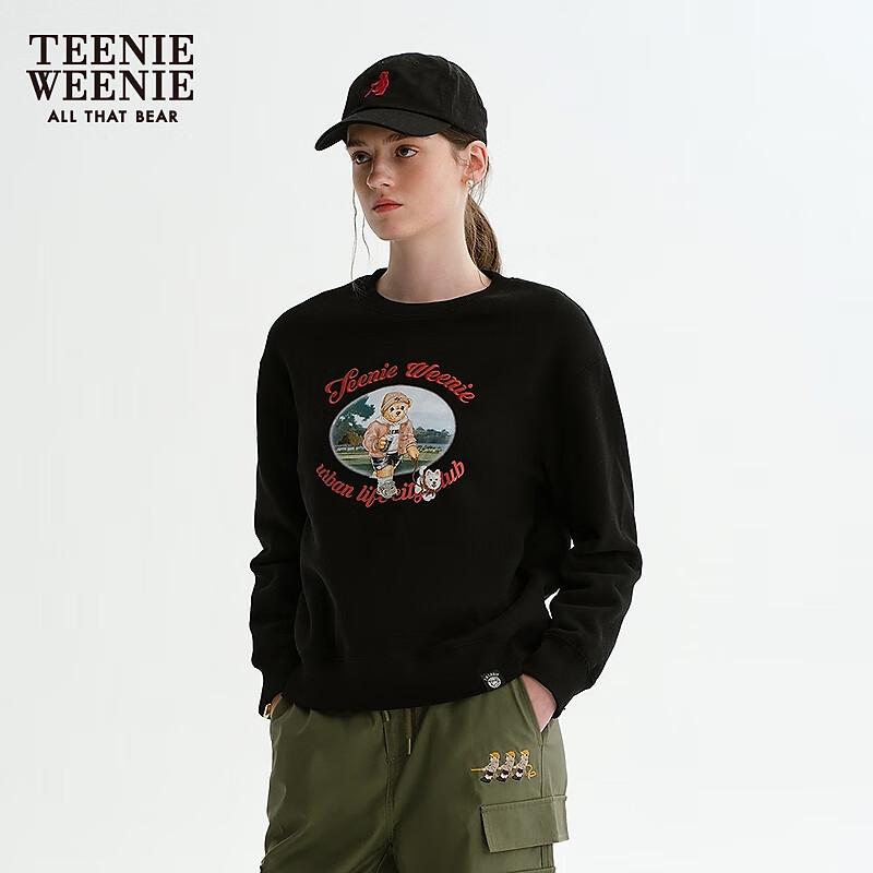 Teenie Weenie Women's Bear Graphic Crewneck Sweatshirt