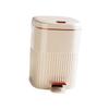 Pedal Trash Can, Simple Trash Can for Bathroom, Trash Can for Entryway, Home,