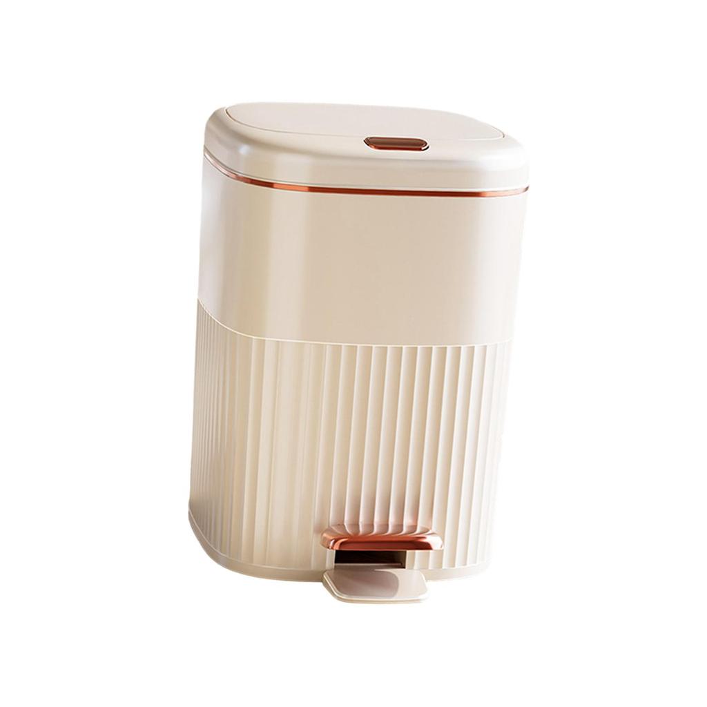 Pedal Trash Can, Simple Trash Can for Bathroom, Trash Can for Entryway, Home,