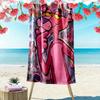 Pink Panther Cartoon 2D Flat Print Beach Towel, Large Soft Quick Dry Towel for Beach Camping SwimmingXSTJ0915321