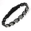 Premium Stainless Steel Magnetic Bracelet High Polished Fashion Anti Static Bangle Round Smooth Rhinestone Wrist Chain Party
