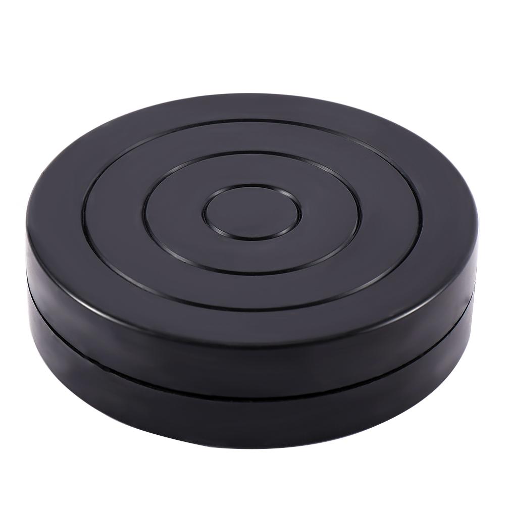 Durable Plastic Turntable Sculpture Tool Turning Pottery Rotary Plate Clay Wheel Ceramics чёрный