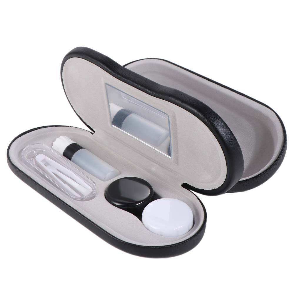 2 in 1 Cosmetic Case Double Layer Glasses Protective Cover Creative Glasses Box  for Men Women