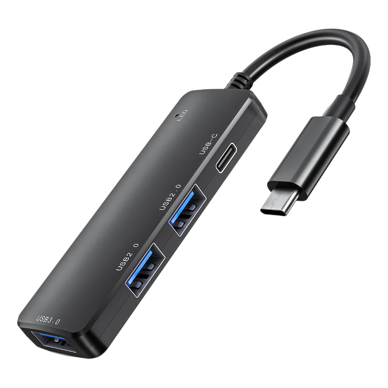 

USB-концентратор Multiport USB3.0 2.0 TypeC док-станция для ноутбуков телефонов PD зарядка и передача данных алюминиевый корпус C