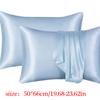 2Pieces Satin Pillowcase Set 50x66cm Optional Color Smooth And Soft Pillow Covers For Hair And Skin Protection