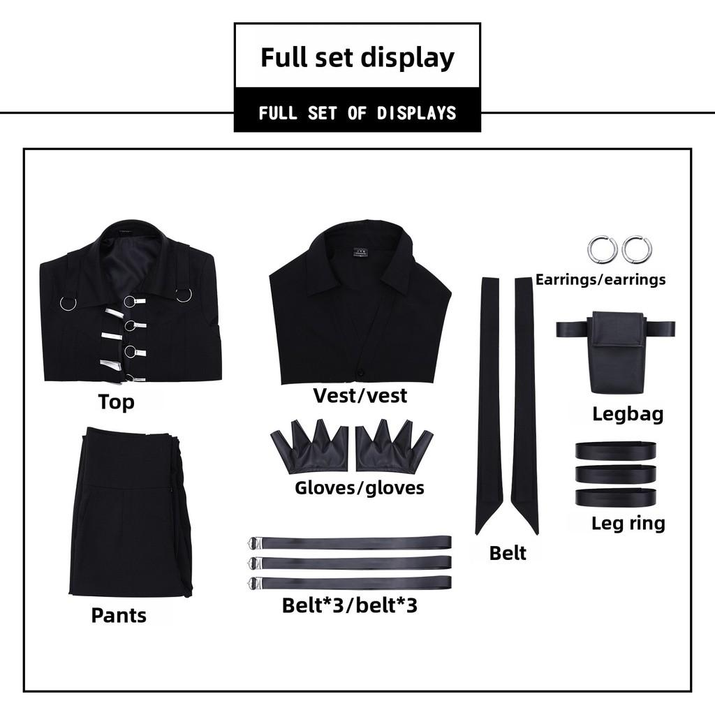 Tamons B Side Fukuhara Tamon Cosplay Costume For Halloween Performers With Polyester Fabric And Comfortable Fit For Adults