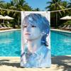 Xavier Towel For Outdoor Love Camping Deepspace Beach Towel Super Absorbent Quick-Drying And Summer Towel