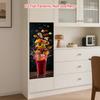 84Style Fridge Stickers Refrigerator Cover Door Landscape Plant Sea Vinyl Self Adhesive Kitchen Furniture Decor Wrap Freezer Sticker DIY