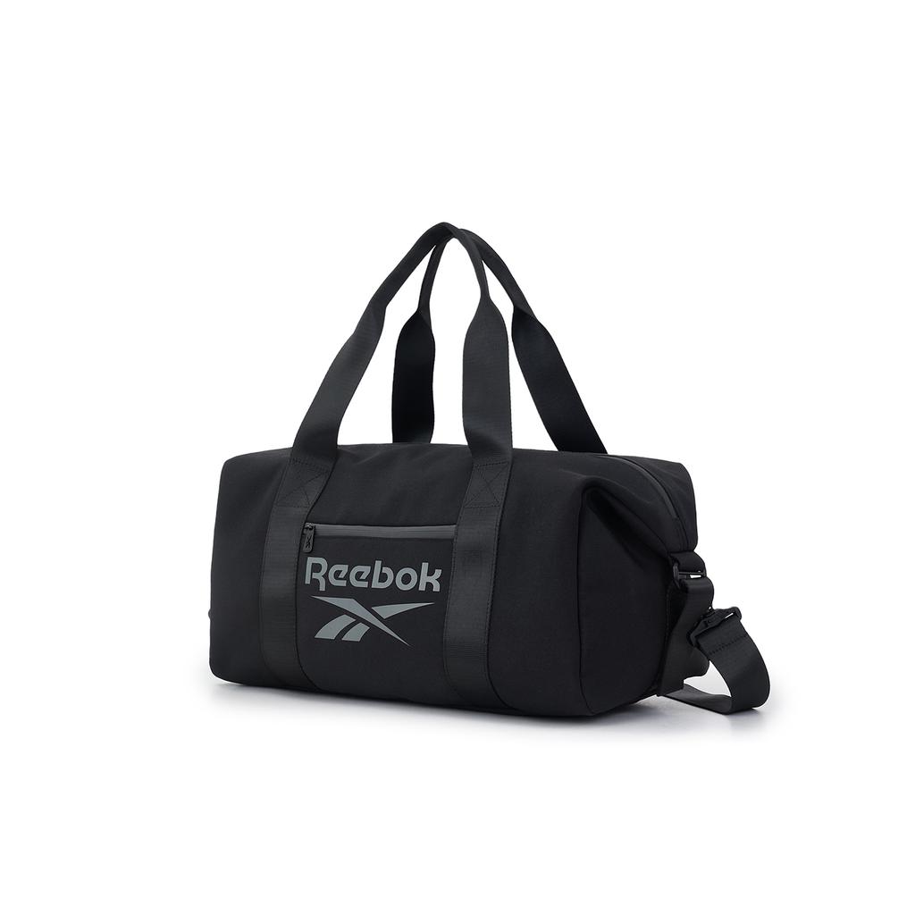New Reebok Fabric Luggage Bag One Shoulder Crossbody Gym Bag Unisex Black/Gray RB250017M