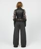 Milkeuaeswiaendeudolseu Fold Over Wide Sweatpants - Black