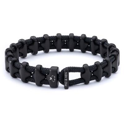 Bracciale PIG & HEN Bold Bob - Nero X Nero
