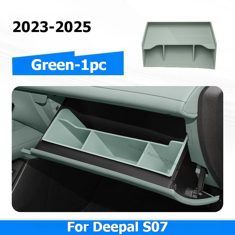 For Changan Deepal S07 2023-2026 Car Front Passenger Seat Storage Box Compartment Silicone Gloves Box Storage Pad Accessories