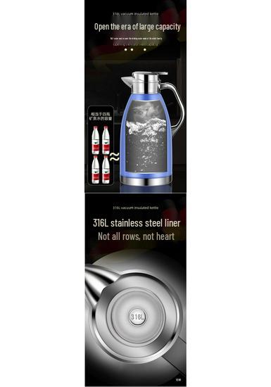 Large Capacity 316 Stainless Steel Insulated Kettle for Home, Restaurant, or Hotel Use