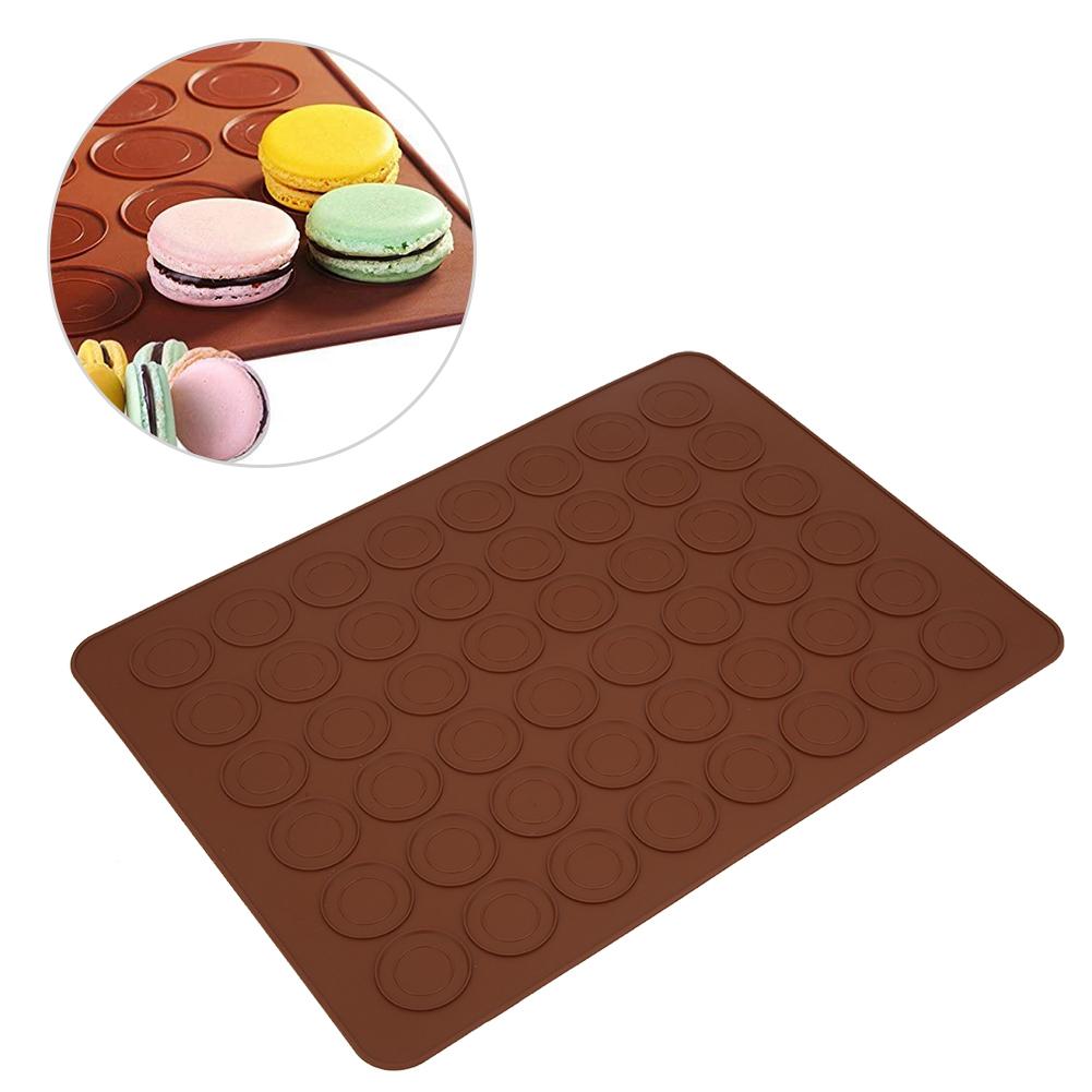 48 Holes Silicone Macaron Cake Pad Baking Tray Oven Non Stick Mat Tools Diy Kitchen Accessory