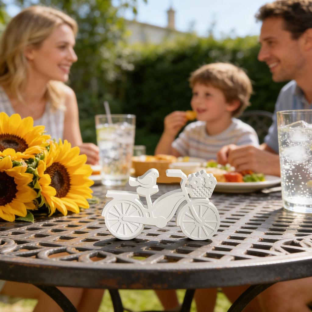 Bike Silicone Mold Bird On Bike Design Reusable Mould Non-Stick Silicone Soap Molds For Resin Casting Candle Making Soap Wax