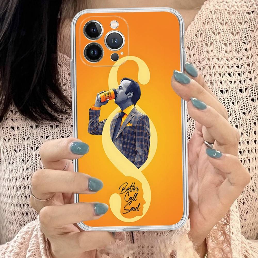 Better Call Saul Transparent TPU Phone Case for iPhone 17 11 12 13 14 15 16 Pro Max 16 Plus Cover iPhone 11