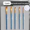 Gouache, Oil, Acrylic & Watercolor Brush Set — Nylon Hair Brushes for Art Students & Children