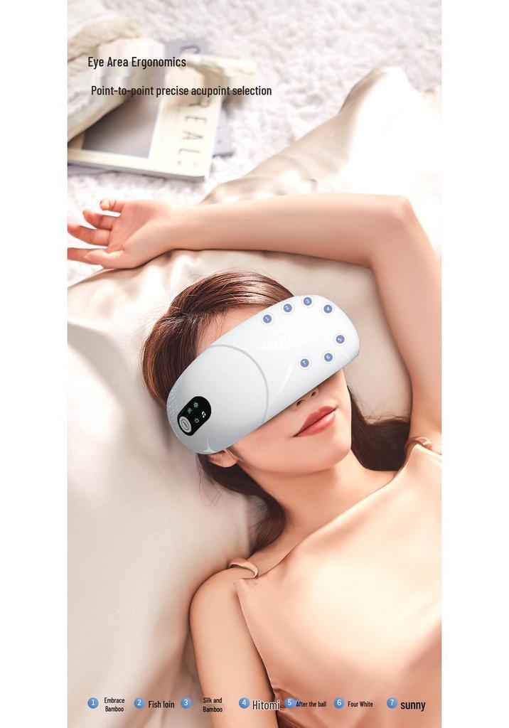 Fully Automatic Eye Massager for Kids and Adults with Electric Airbag and Heat Therapy
