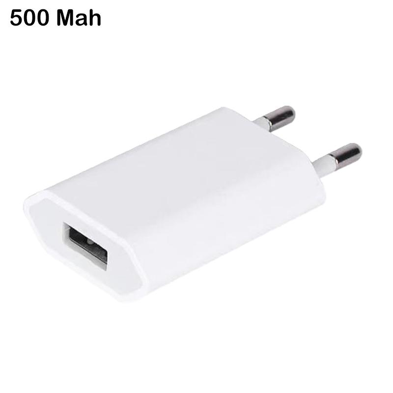 EU Standard Wall Charger Fast Charging Mobile Phone Charge Adapter With Dual Round Plugs Potable USB Port Quick Charger Socket