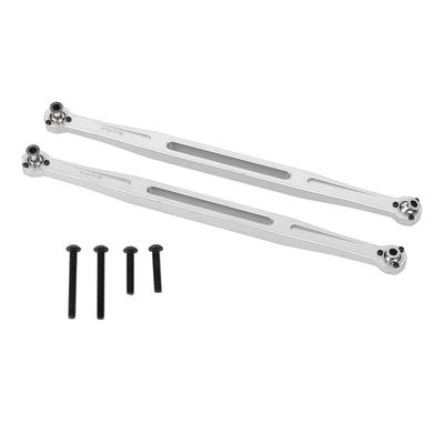 2 Stück Achsschenkelstangen Vorne Aluminiumlegierung RC Auto Spurstangen Ersatz für Traxxas 16 8S Silber