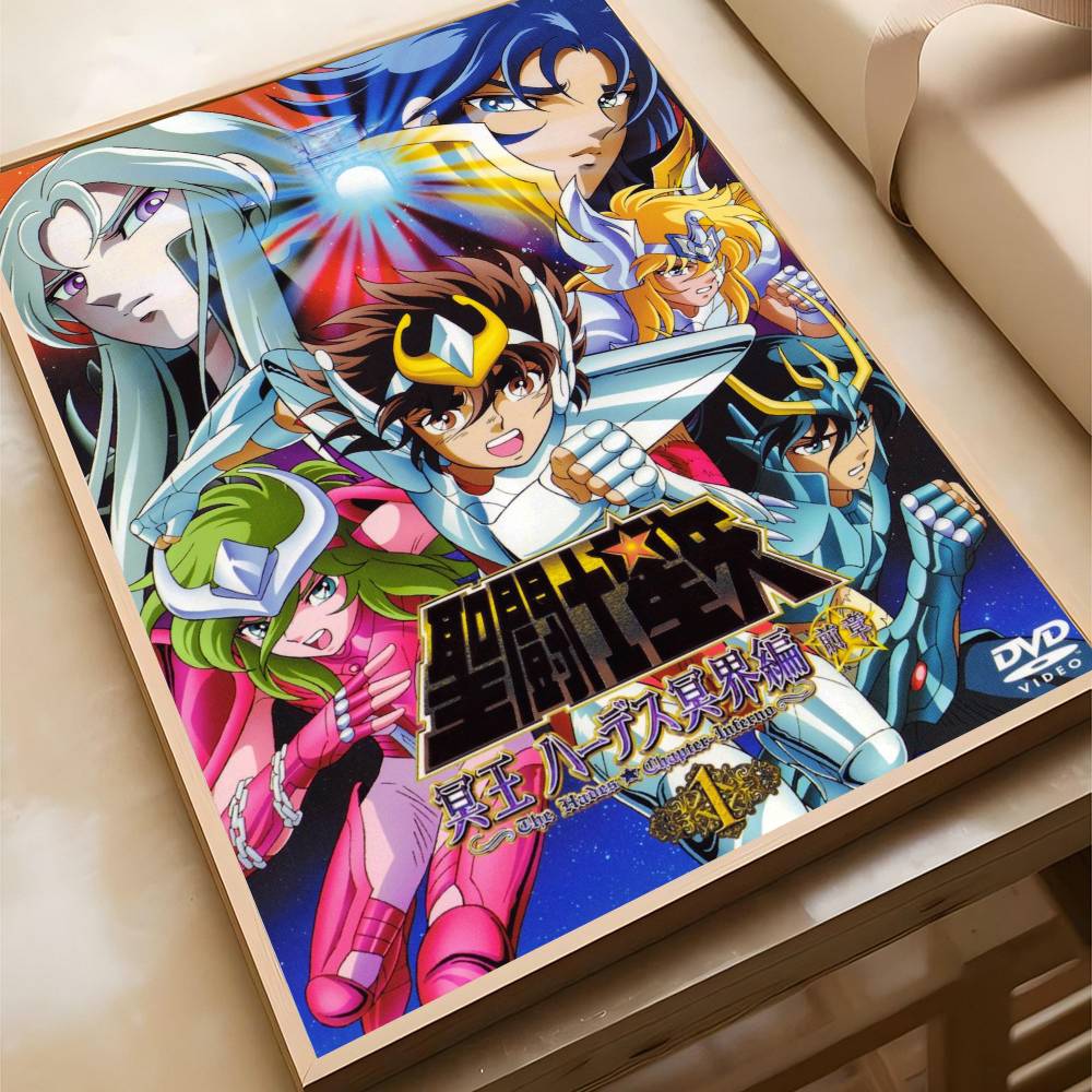 Saint Seiya The Hades Chapter - Inferno Trilogy DVD Cover Poster Bedroom Bedside Wall Decor Living Room Entrance Mural